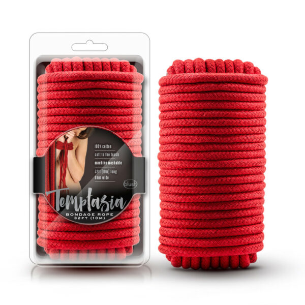 Temptasia Bondage Rope 32Ft Red