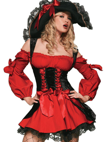 VIXEN PIRATE WENCH MEDIUM RED/