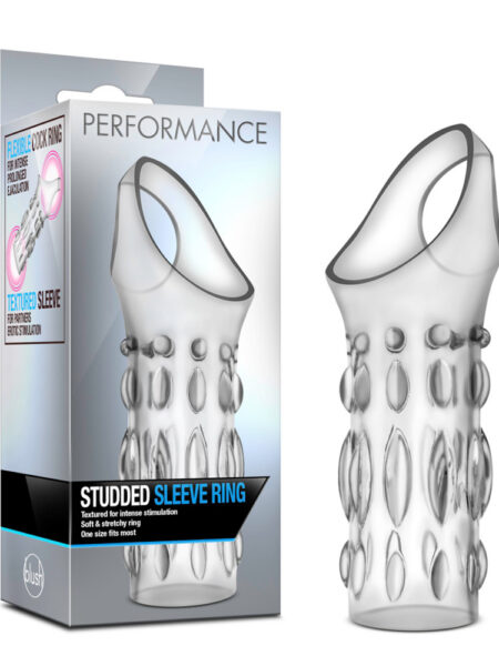 Performance Studded Sleeve Ring Clear