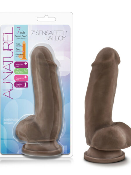 Au Naturel 7" Sensa Feel Fat Boy Chocolate