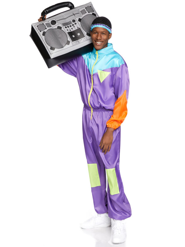 Men's Track Suit 80s Costume - Image 3