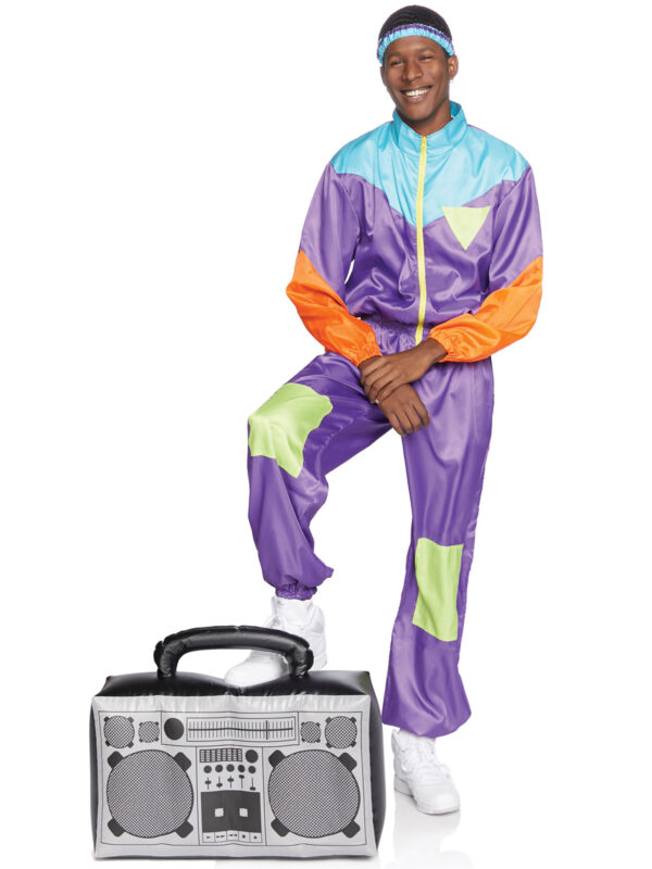Men's Track Suit 80s Costume