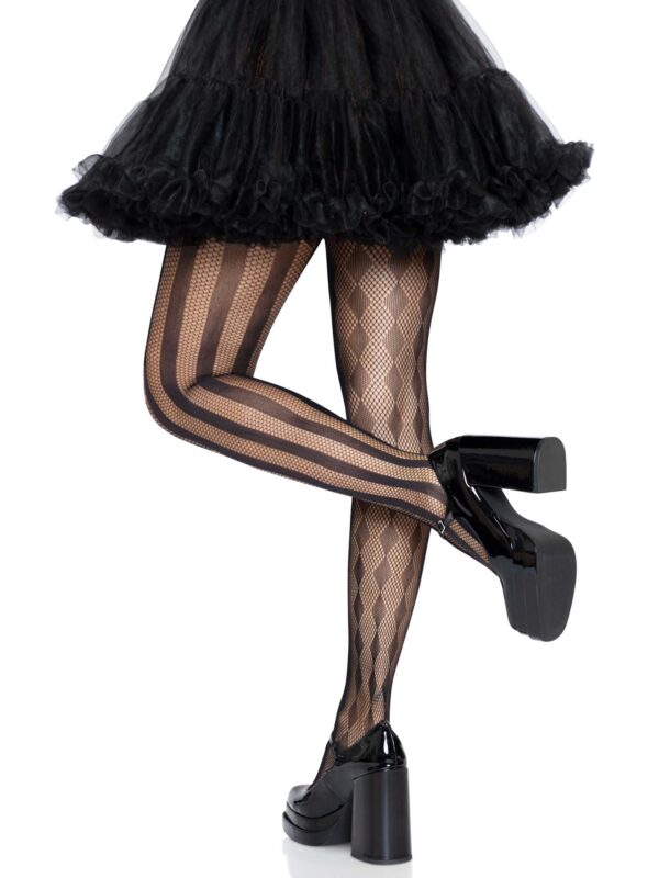 Harlequin Net Tights - Image 2