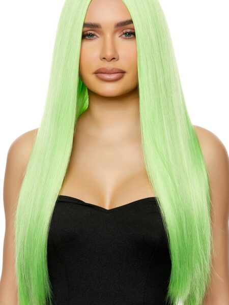 Light Green Straight Wig