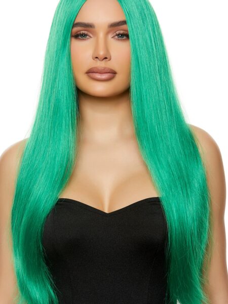 Green Straight Wig