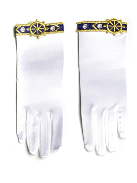 Sailor Gloves with Nautical Applique
