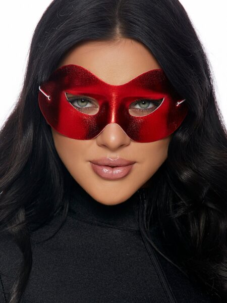 Red Metallic Mask