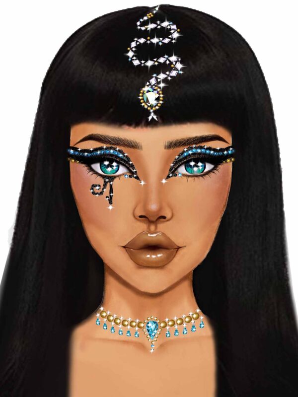 Cleopatra Rhinestone Stick-On Jewels - Image 2