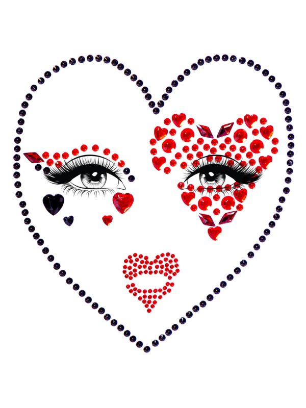 Queen Adhesive Face Jewels Sticker