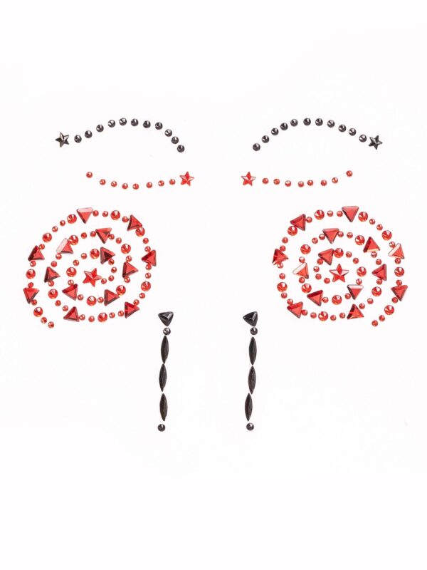 Puppet Face Jewels Sticker