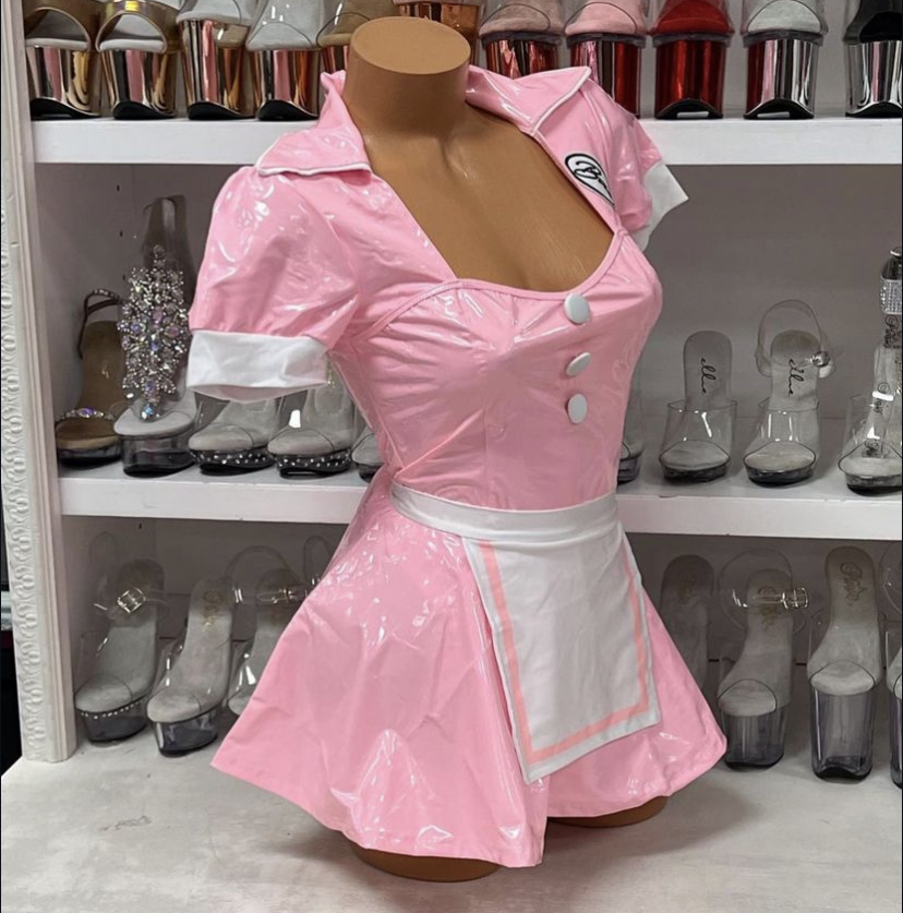 Dine and Dash Sexy Diner Hostess Costume