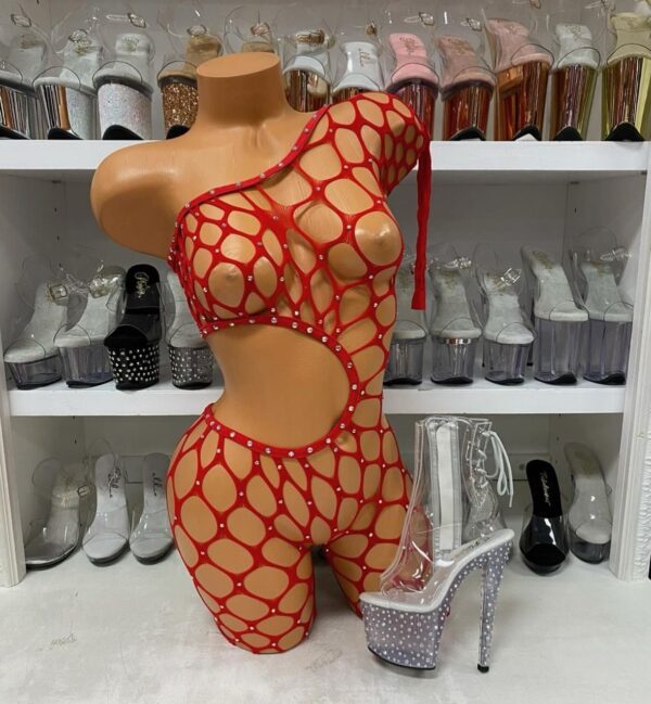 Pothole Bodystocking with Rhinestones - Image 17