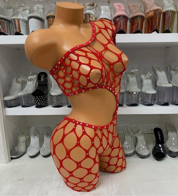 Pothole Bodystocking with Rhinestones - Image 19