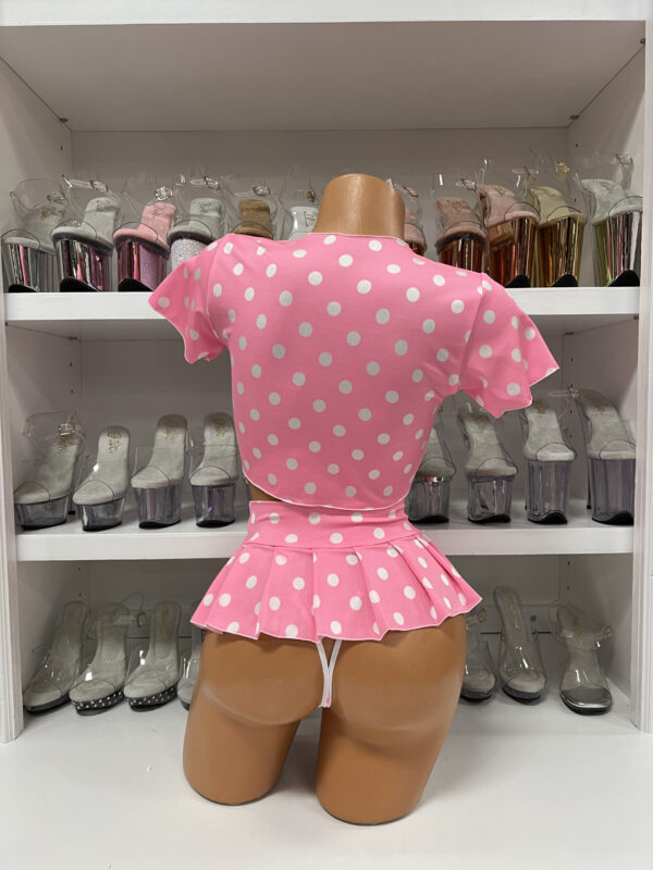 Tie Front Shirt & Pleated Skirt Set - Image 28