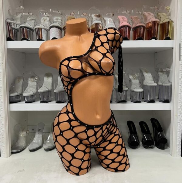 Pothole Bodystocking with Rhinestones - Image 26