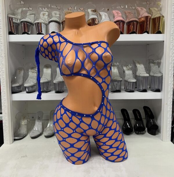 Pothole Bodystocking with Rhinestones - Image 6