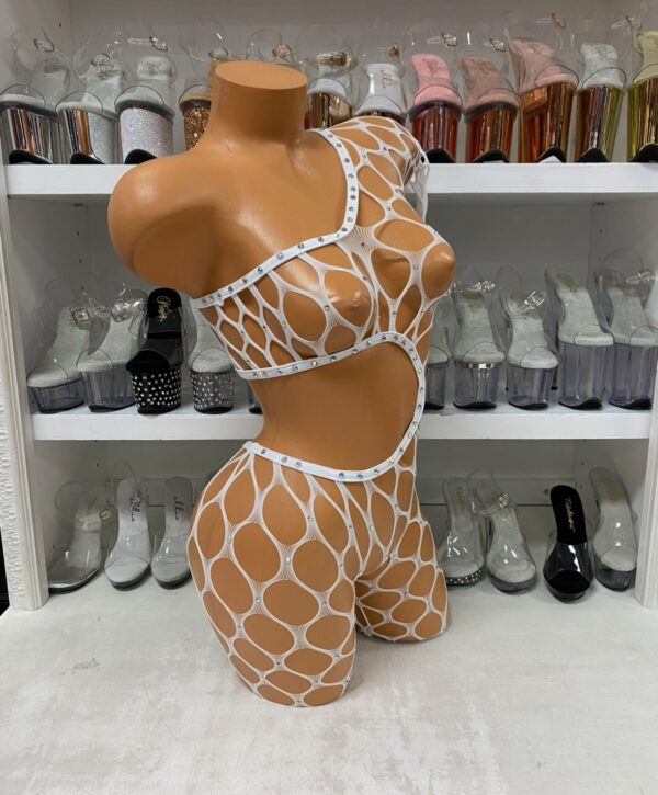 Pothole Bodystocking with Rhinestones - Image 3