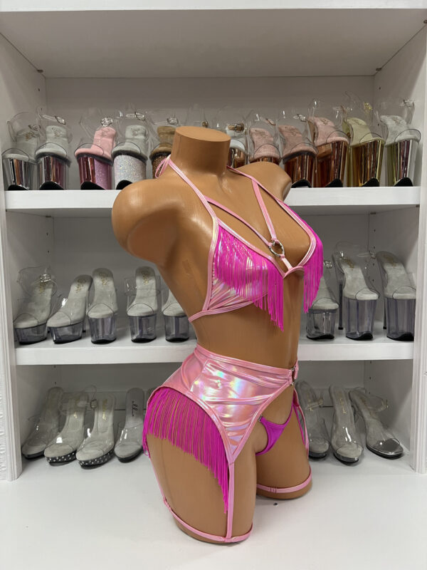 Pink Fringe Holographic Set - Image 3