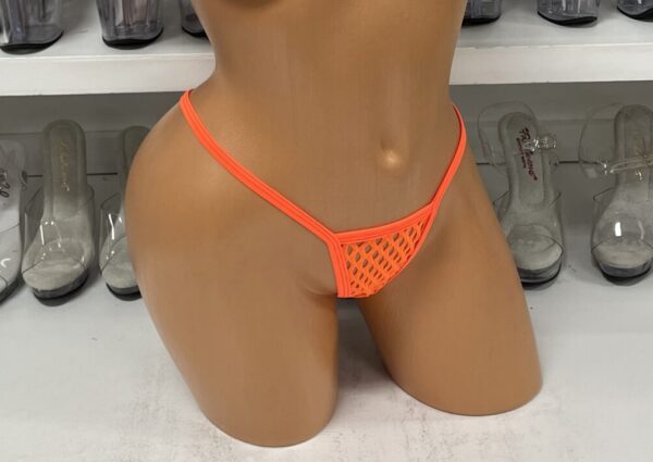 Break-Away Y Back Fishnet Thong