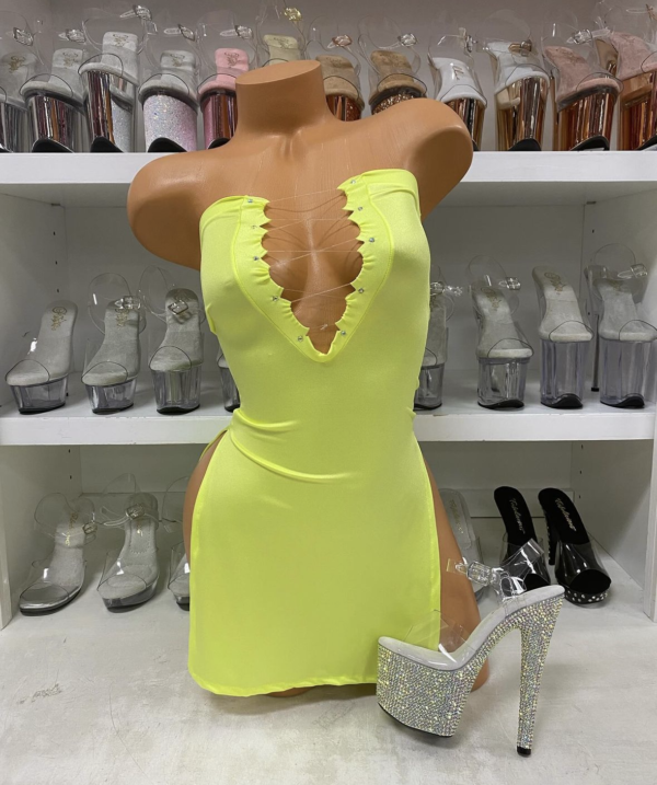 Lace Up Tube Dress - Image 13