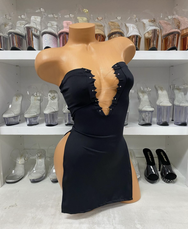 Lace Up Tube Dress - Image 3