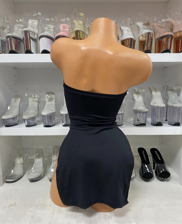 Lace Up Tube Dress - Image 4
