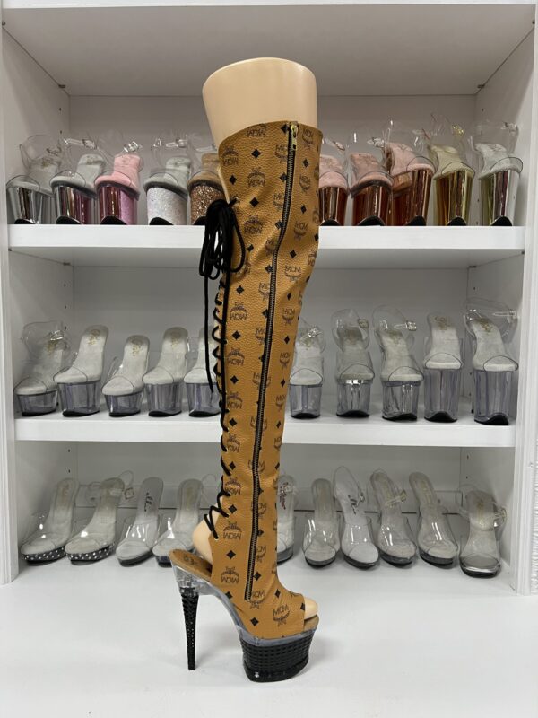 Inspired Dark Tan 7" Thigh Highs - Image 3
