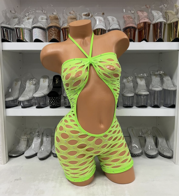 Pothole Rhinestone Romper - Image 18