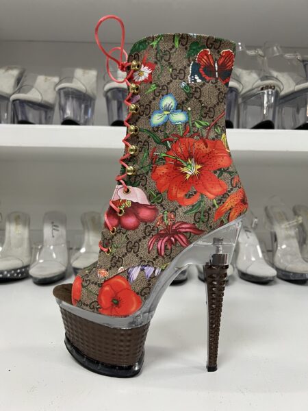 Inspired 7" Floral Booties