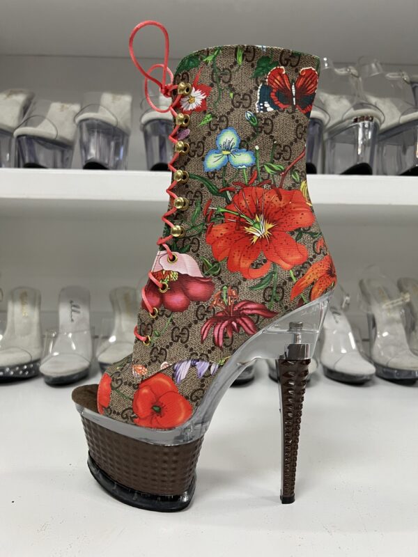 Inspired 7" Floral Booties
