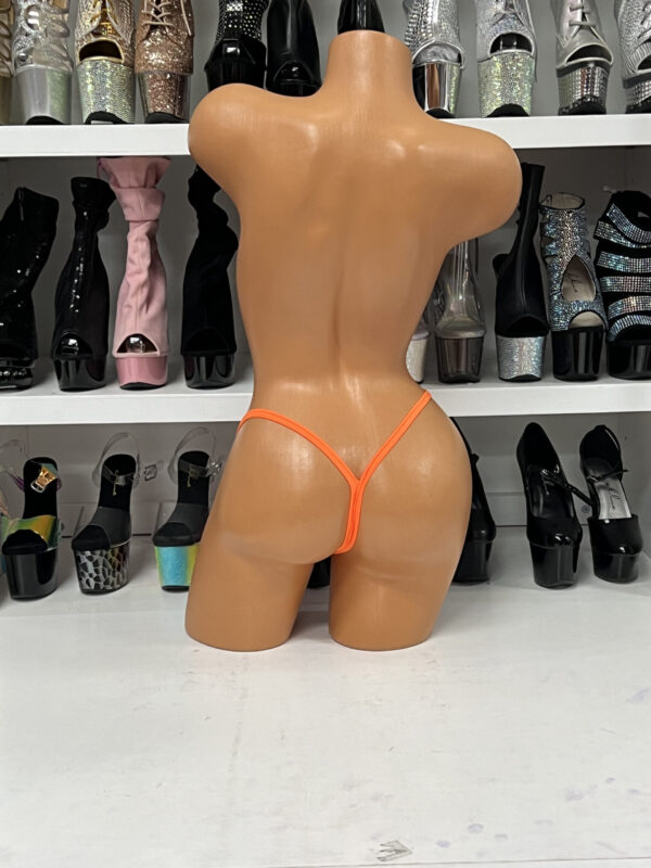 Y-Back Thong with Rhinestone Connectors - Image 4