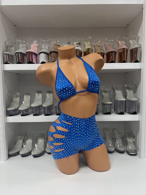 Solid Cut Short Triangle Top Rhinestone Set - Image 45
