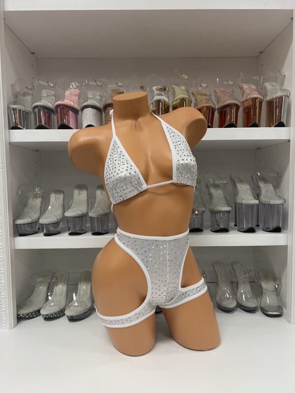 Solid Layla Rhinestone Wrapped Short Set - Image 37