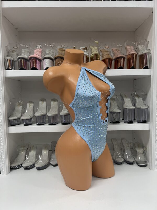 Lexi Solid Rhinestone Romper - Image 12