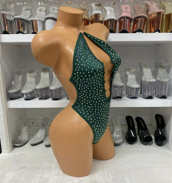 Lexi Solid Rhinestone Romper - Image 24