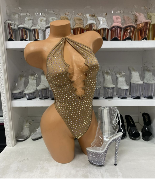 Lexi Solid Rhinestone Romper - Image 26