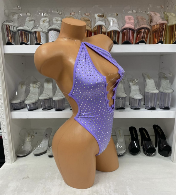 Lexi Solid Rhinestone Romper - Image 32