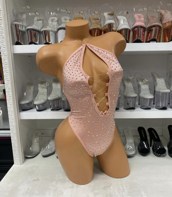 Lexi Solid Rhinestone Romper - Image 35