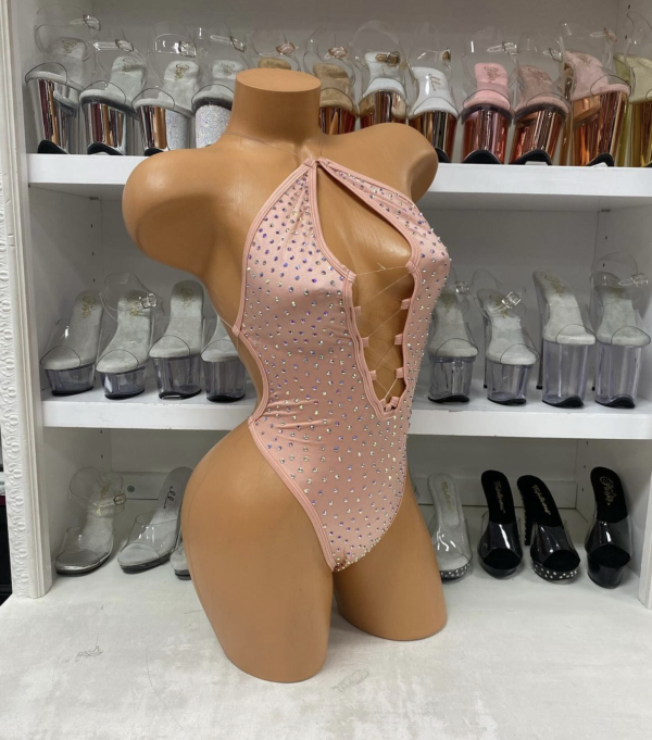 Lexi Solid Rhinestone Romper - Image 36
