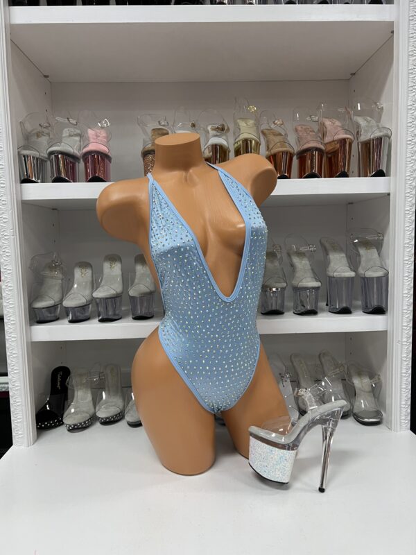 Nova Solid Rhinestone Romper - Image 23