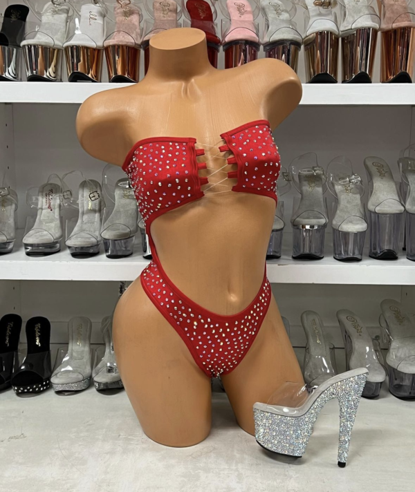 Daisy Solid Rhinestone Romper - Image 21