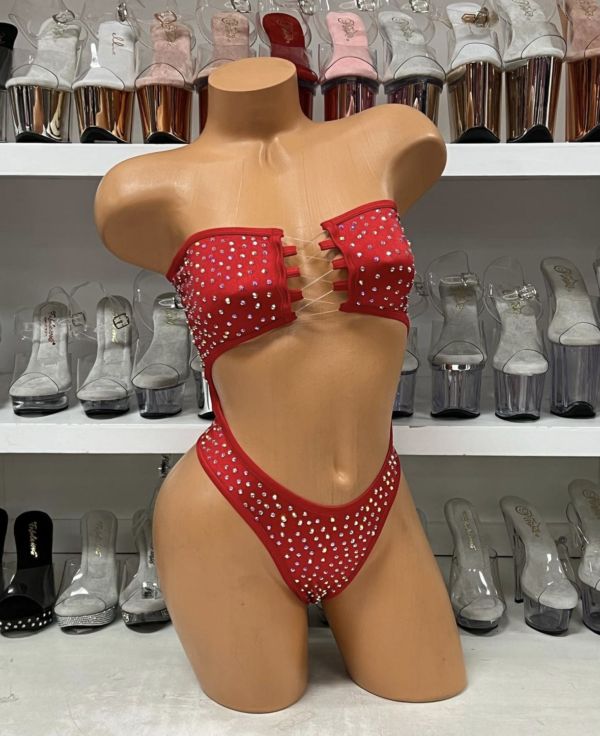 Daisy Solid Rhinestone Romper - Image 22