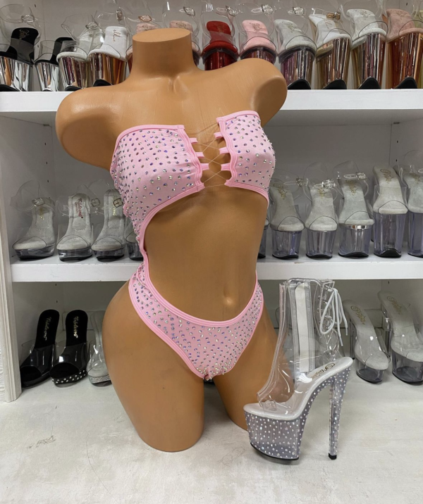 Daisy Solid Rhinestone Romper - Image 25