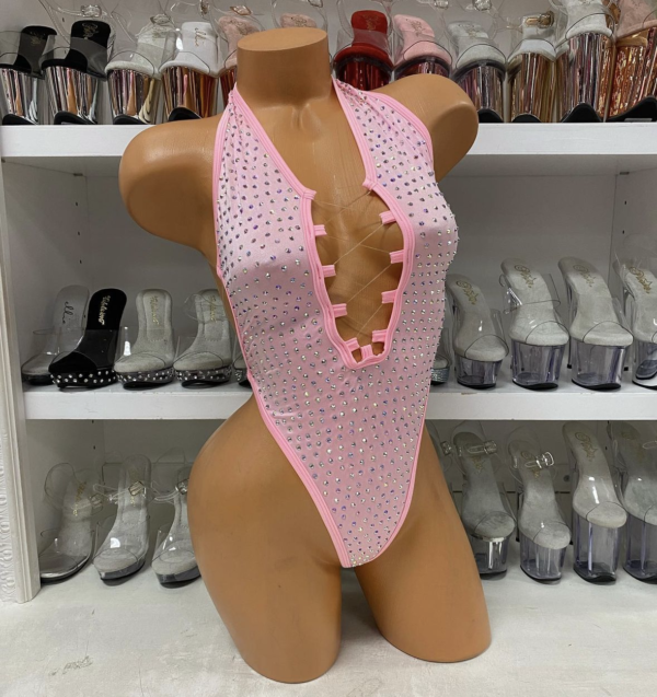 Lexi Solid Rhinestone Romper - Image 39