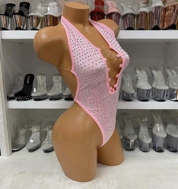 Lexi Solid Rhinestone Romper - Image 40