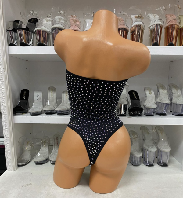Daisy Solid Rhinestone Romper - Image 4