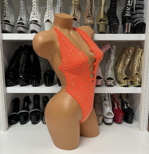 Lexi Solid Rhinestone Romper - Image 44