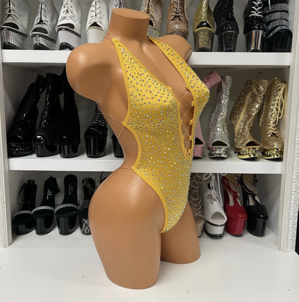 Lexi Solid Rhinestone Romper - Image 48