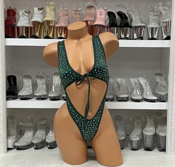 Angel Solid Rhinestone Romper - Image 42