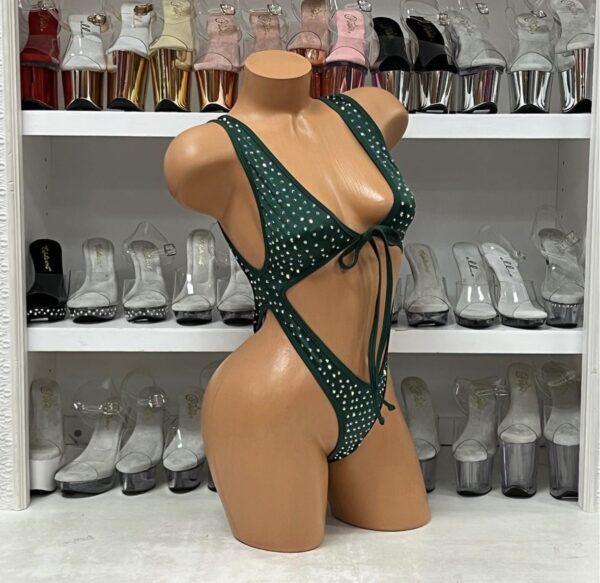 Angel Solid Rhinestone Romper - Image 41